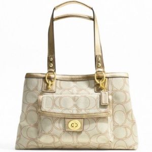 COACH Penelope Linen Carryall Bag